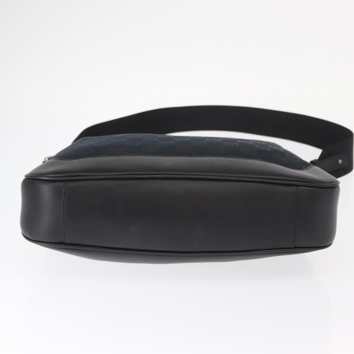 Gucci Diana Bamboo Gg Canvas Black Canvas Shoulder Bag Bag (Pre-Owned)