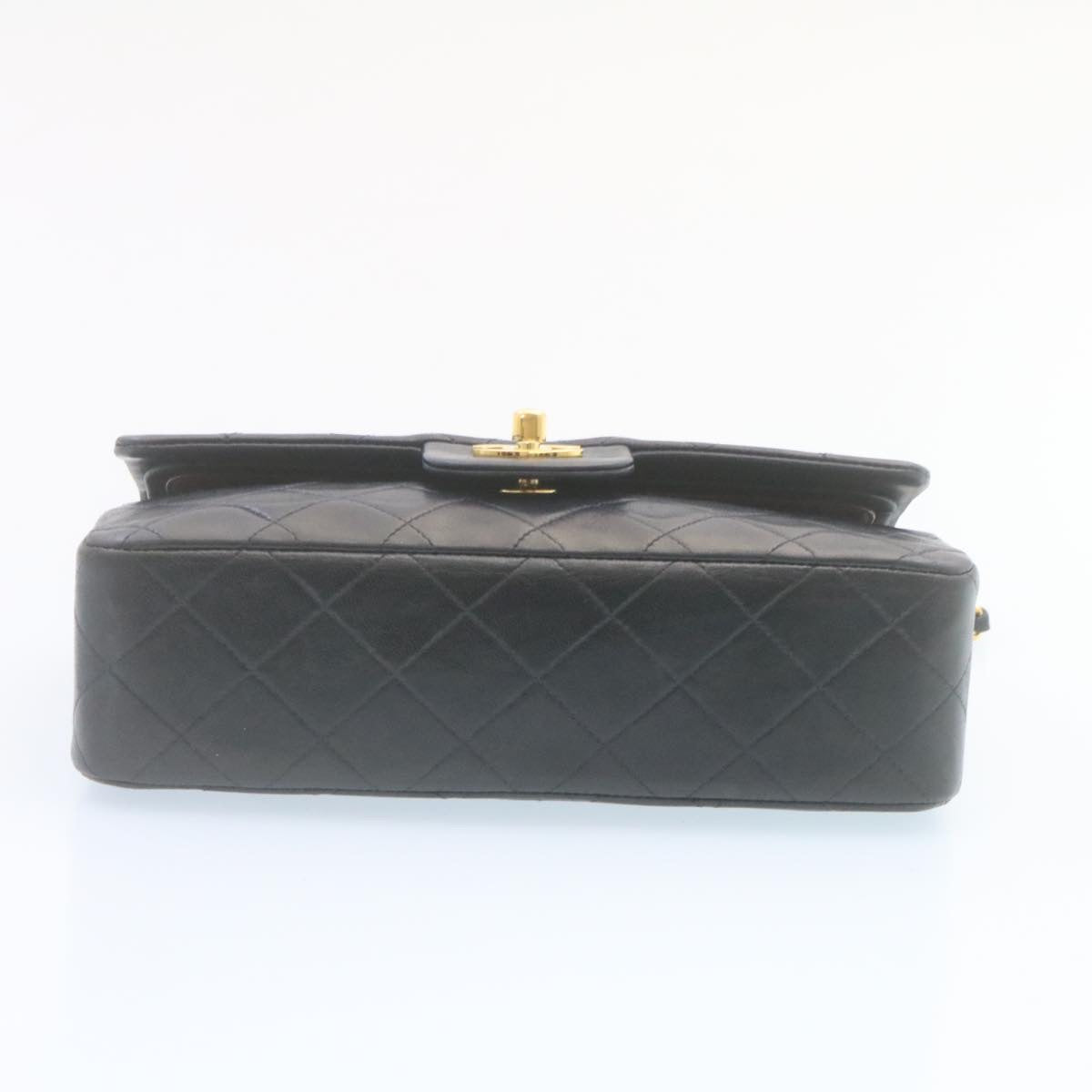 Chanel Classic Flap Leather Shoulder Bag (pre-owned) in Metallic
