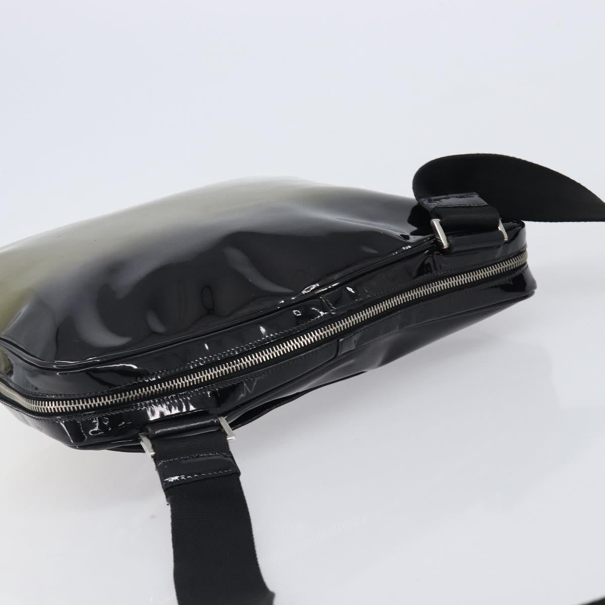 Prada Shoulder Bag Patent Leather Green Patent_Leather Shoulder Bag Bag (Pre-Owned)