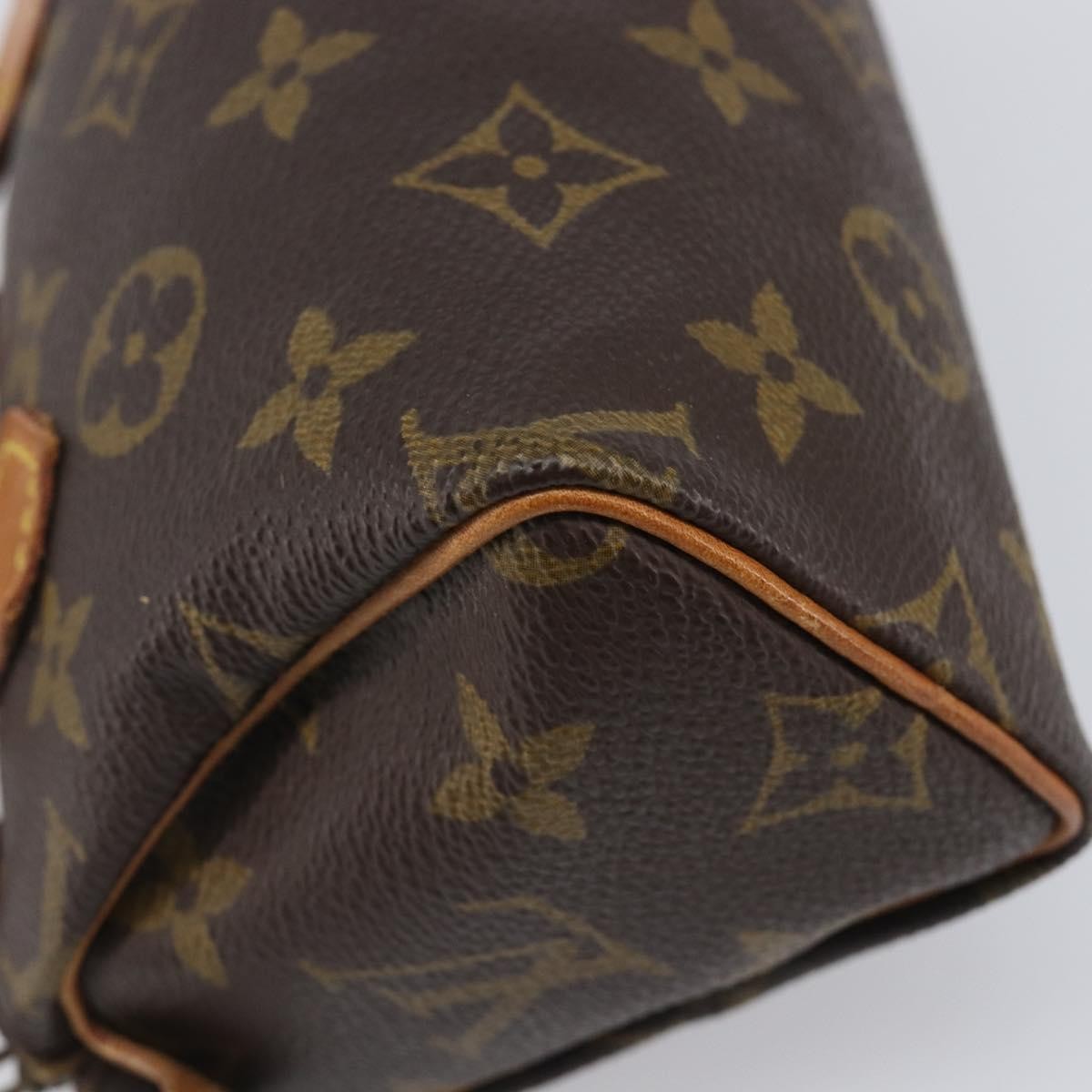 Louis Vuitton Speedy Mini Hl Monogram Canvas Brown Canvas Handbag (Pre-Owned)