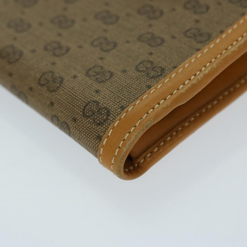 Gucci Gg Canvas Beige Canvas Wallet  (Pre-Owned)