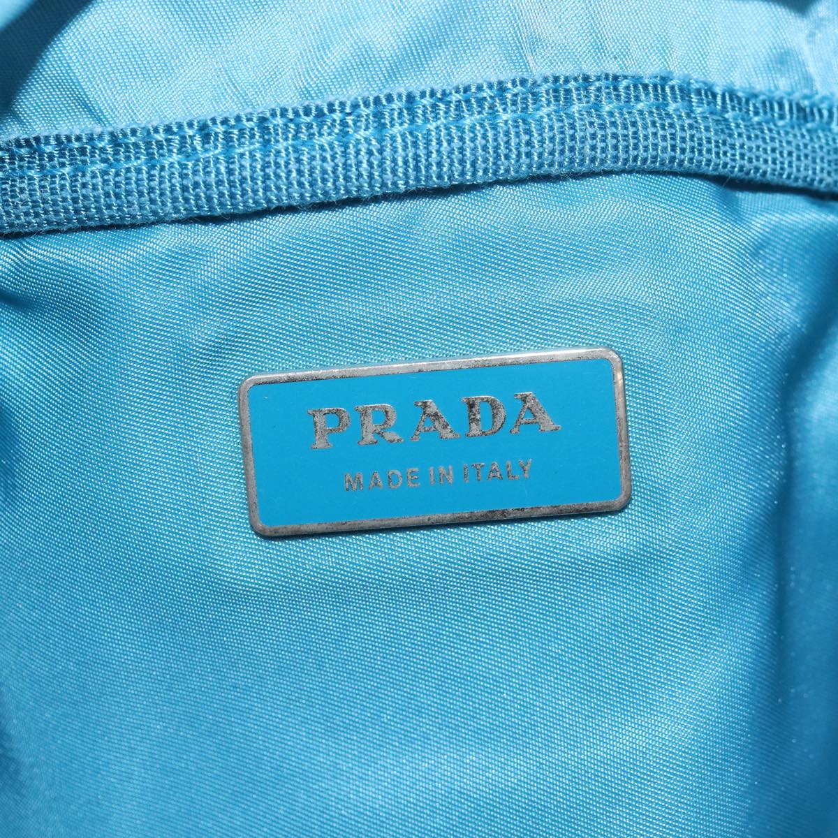 Prada Tessuto Blue Canvas Travel Bag (Pre-Owned)