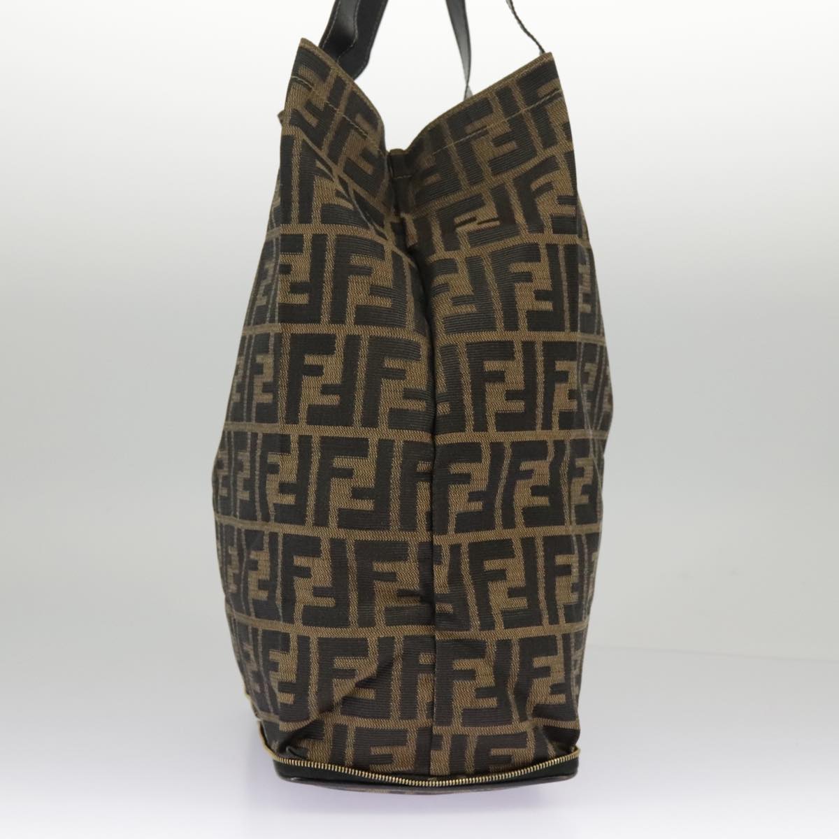Fendi Brown Canvas Tote Bag (Pre-Owned)