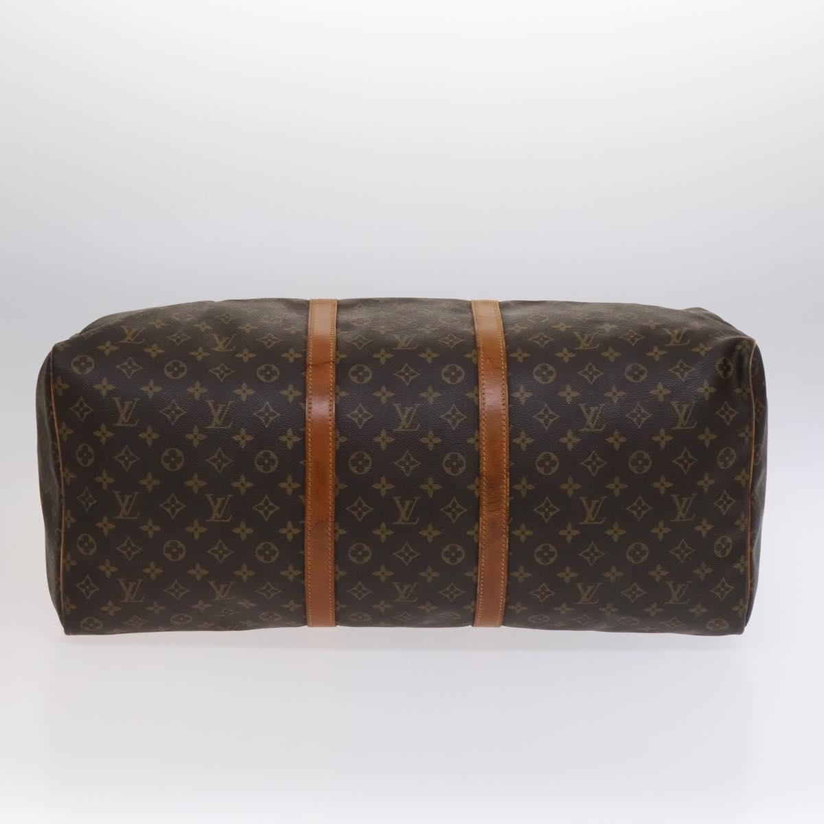 Louis Vuitton Keepall 60 Brown Canvas Travel Bag (Pre-Owned)