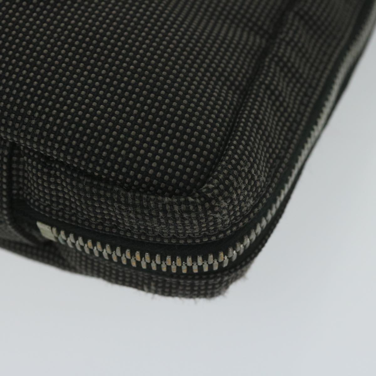Hermès Herline Grey Canvas Briefcase Bag (Pre-Owned)