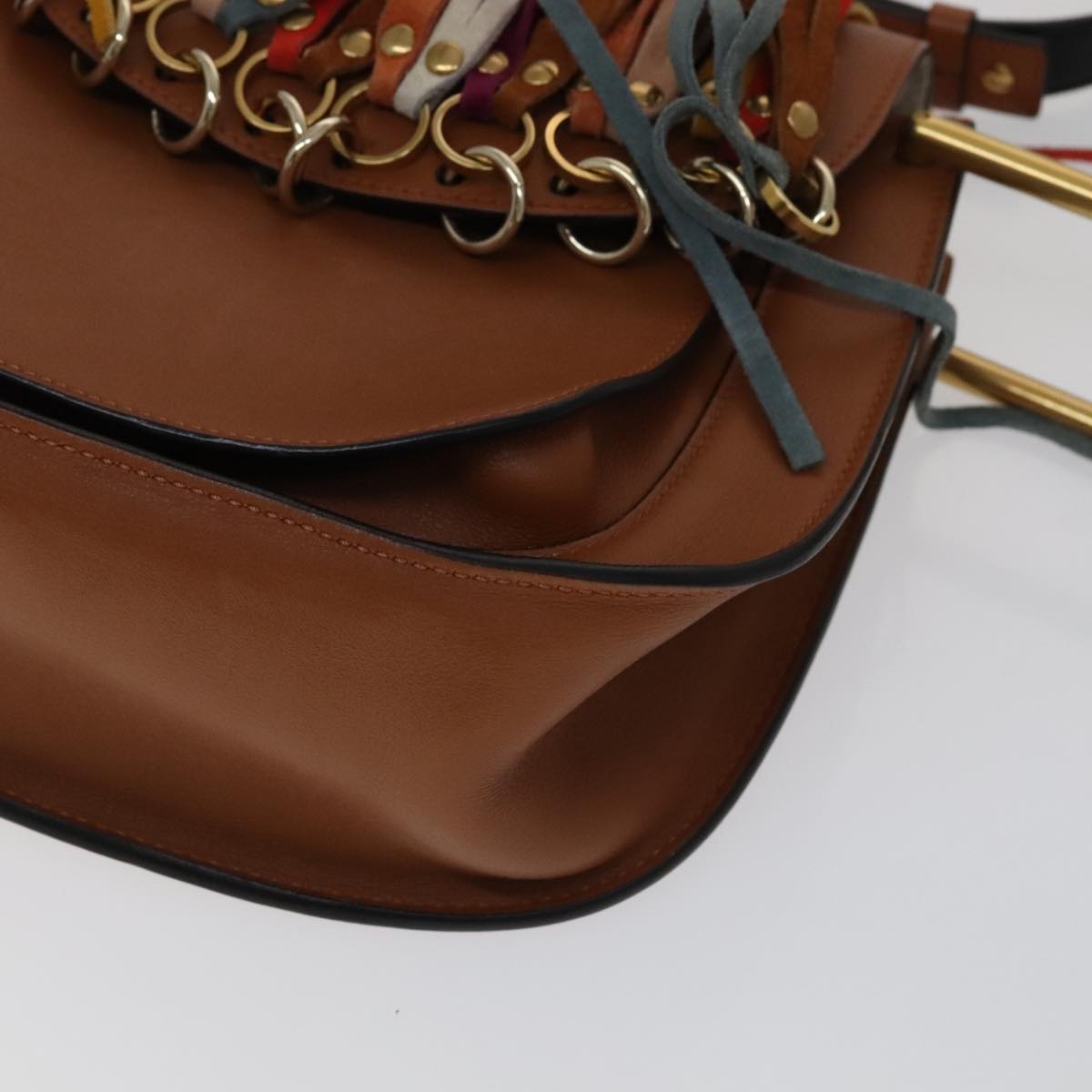Chloé Hudson Brown Leather Shoulder Bag (Pre-Owned)