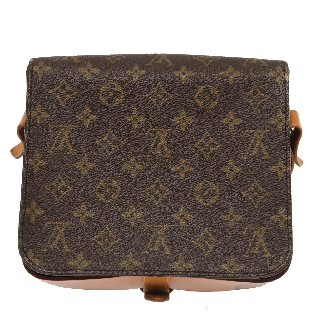 Louis Vuitton Cartouchière Brown Canvas Shoulder Bag (Pre-Owned)