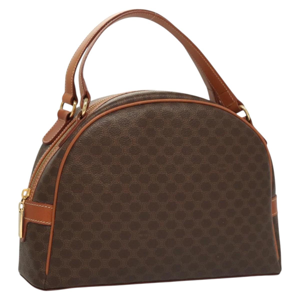 Céline Macadam Brown Canvas Handbag (Pre-Owned)