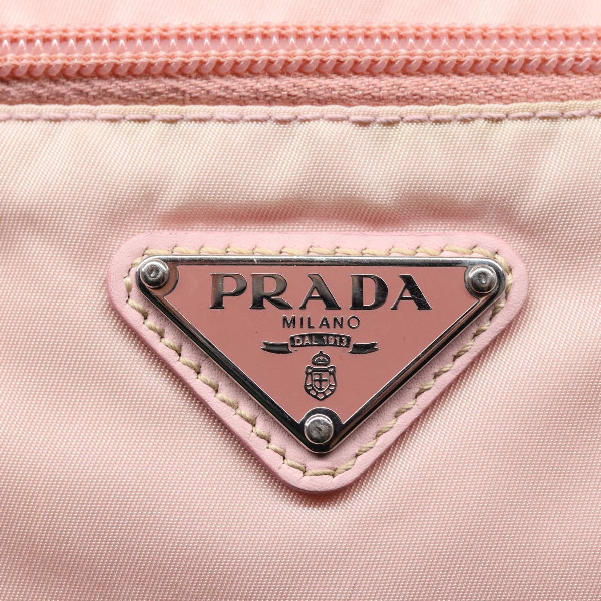 Prada Pink Synthetic Shoulder Bag (Pre-Owned)