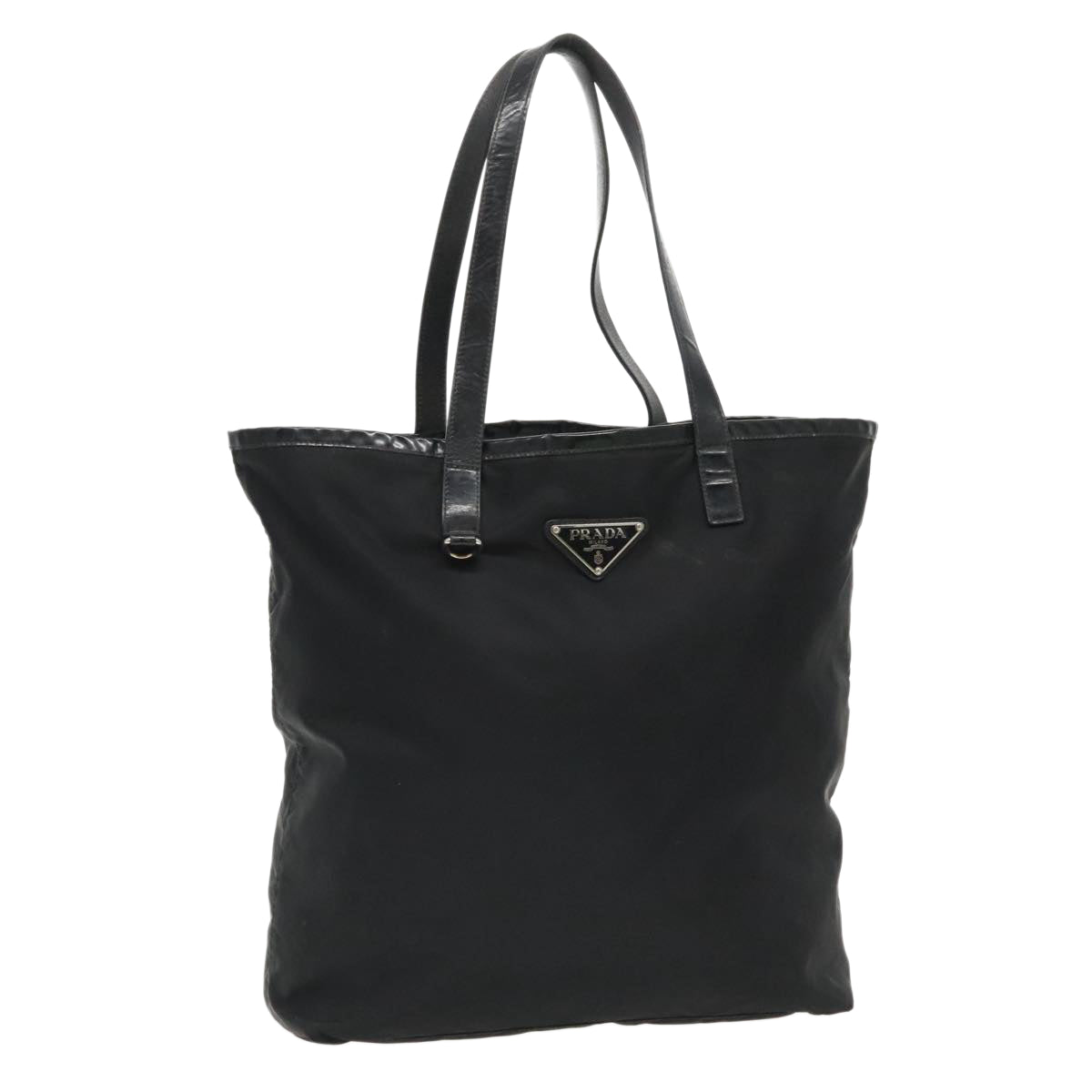 Prada Tessuto Black Synthetic Tote Bag (Pre-Owned)