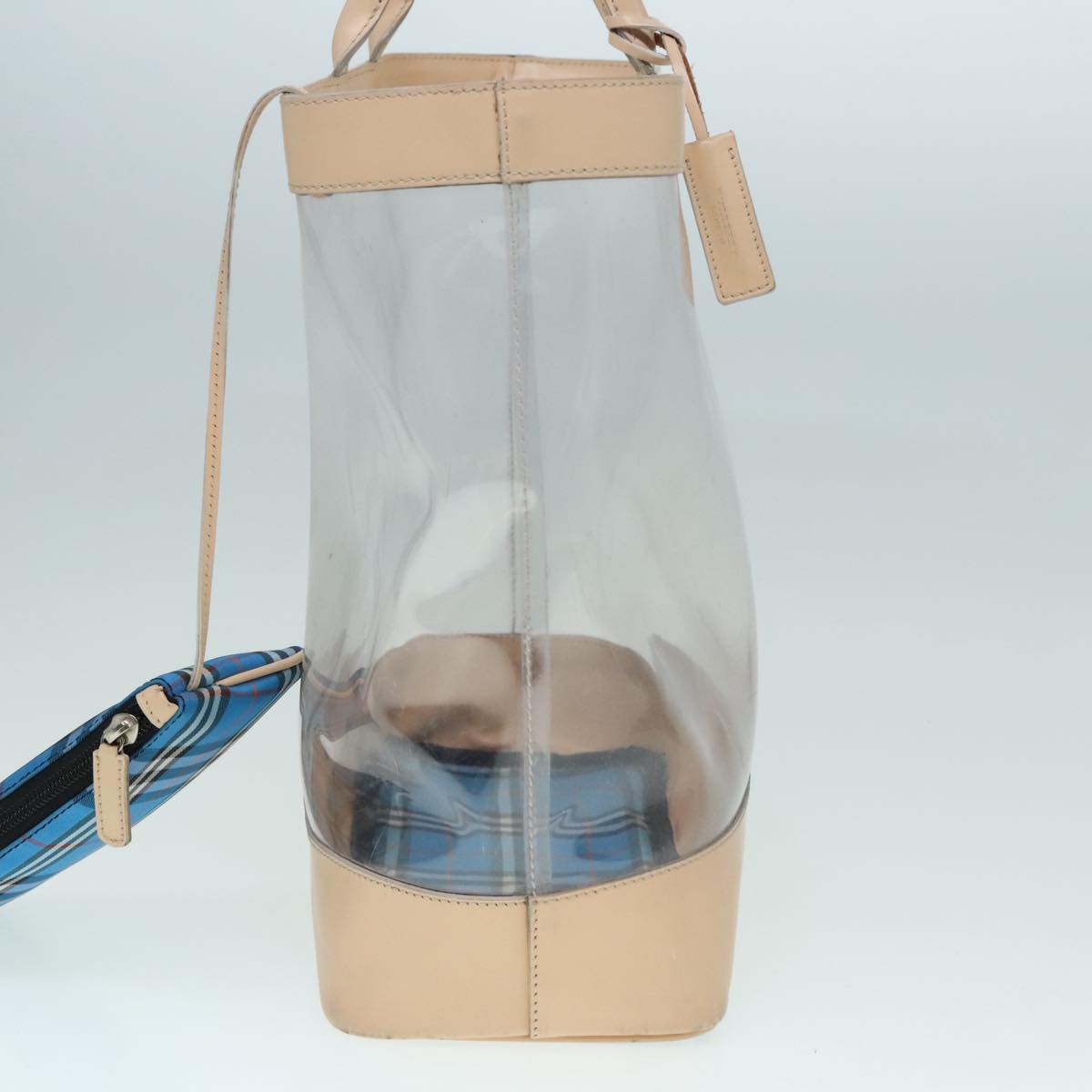 Burberry Transparent Vinyl Tote Bag (Pre-Owned)
