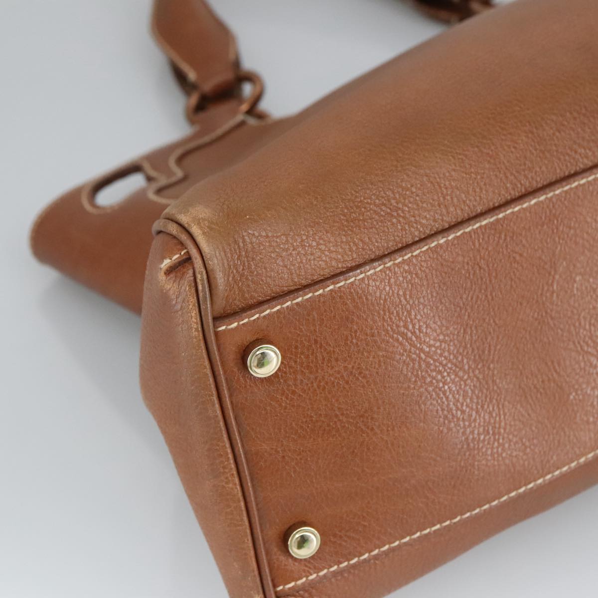 Cartier Must De Cartier Brown Leather Handbag (Pre-Owned)