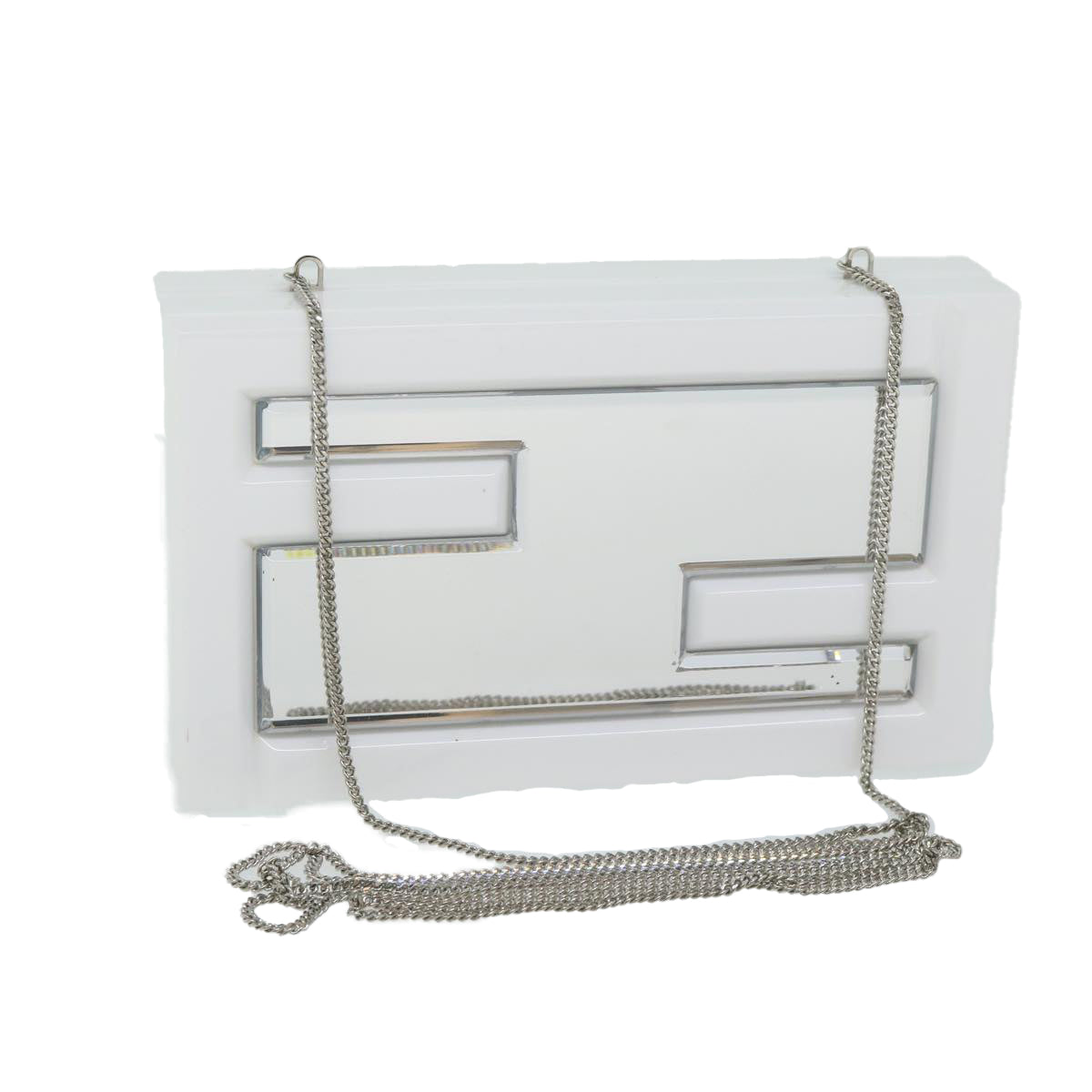 Fendi White Plastic Shoulder Bag (Pre-Owned)