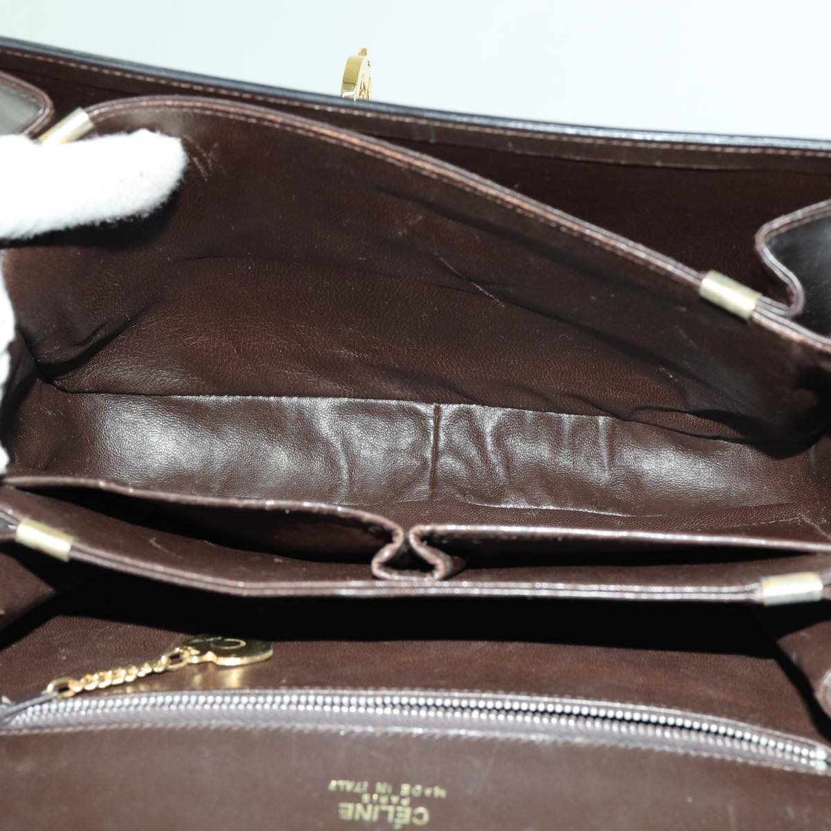 Céline Brown Leather Shoulder Bag (Pre-Owned)