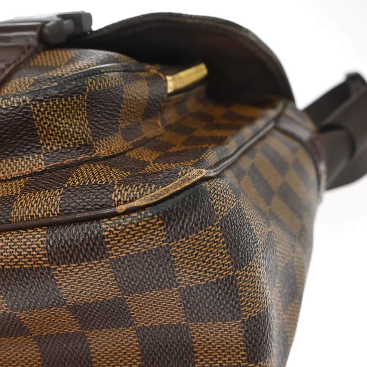 Louis Vuitton Melville Messenger Damier Ebene Brown Canvas Shoulder Bag Bag (Pre-Owned)