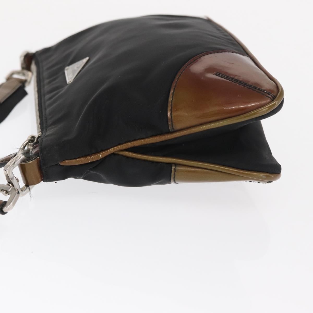 Prada Vintage Tessuto Black Nylon Shoulder Bag Bag (Pre-Owned)