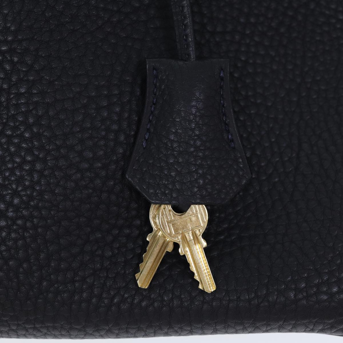 Hermès Birkin 35 Navy Leather Handbag (Pre-Owned)