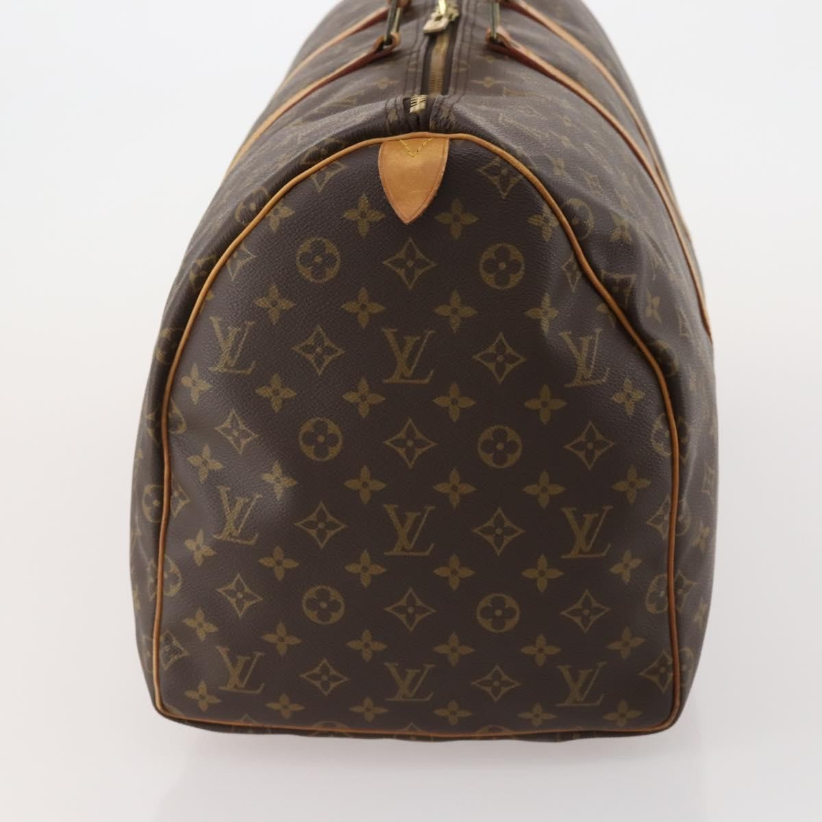 Louis Vuitton Keepall Monogram Brown Canvas Travel Bag Bag (Pre-Owned)
