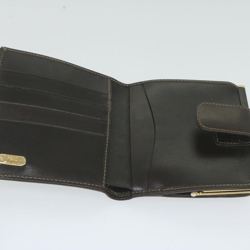 Fendi Brown Canvas Wallet  (Pre-Owned)