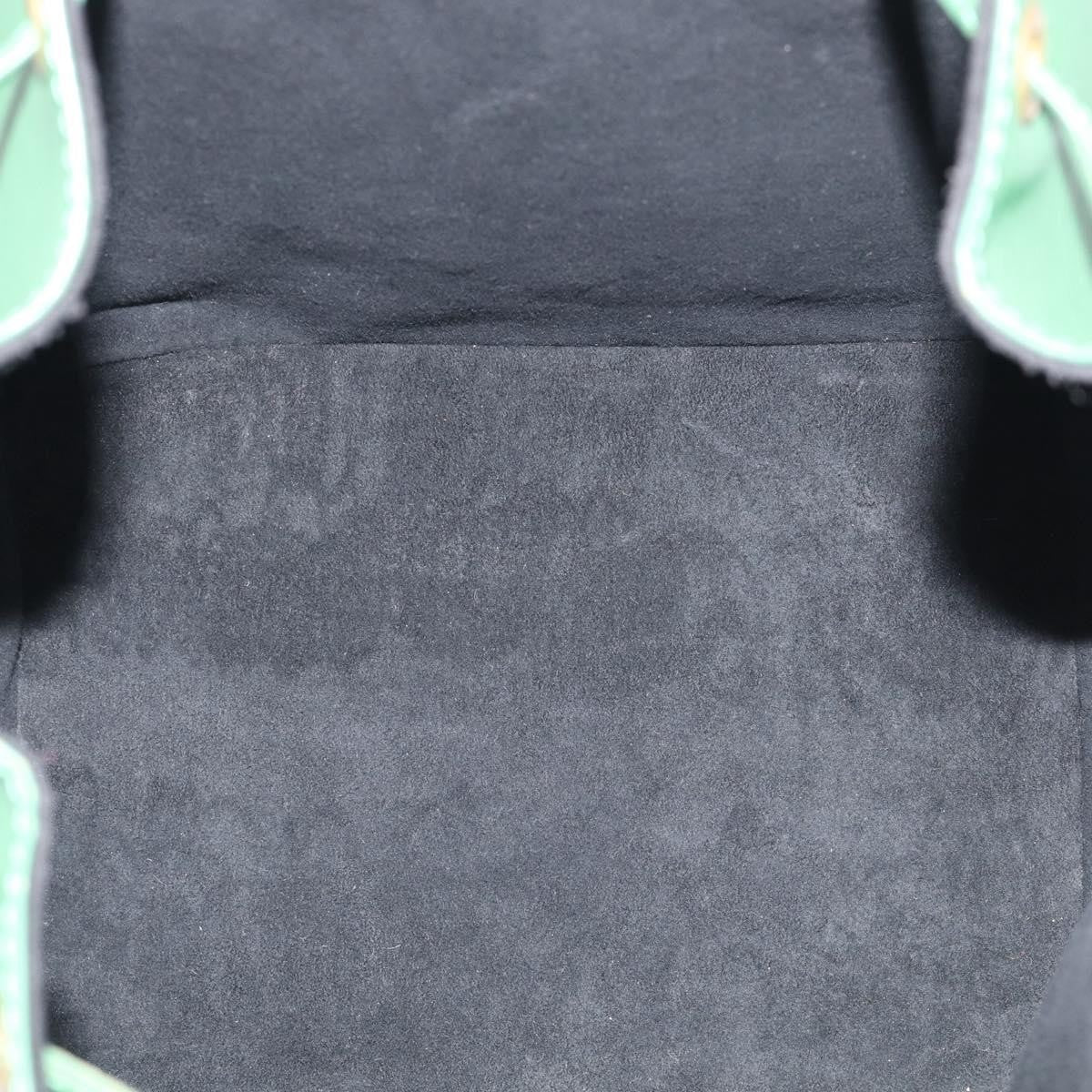 Louis Vuitton Petit Noe Epi Leather Green Leather Handbag (Pre-Owned)