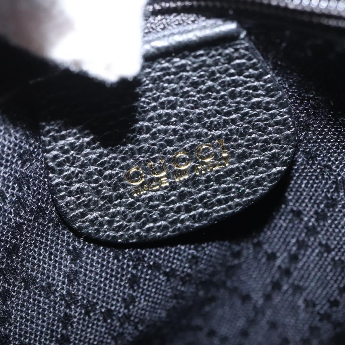 Gucci Vintage Bamboo Suede Black Suede Backpack Bag (Pre-Owned)