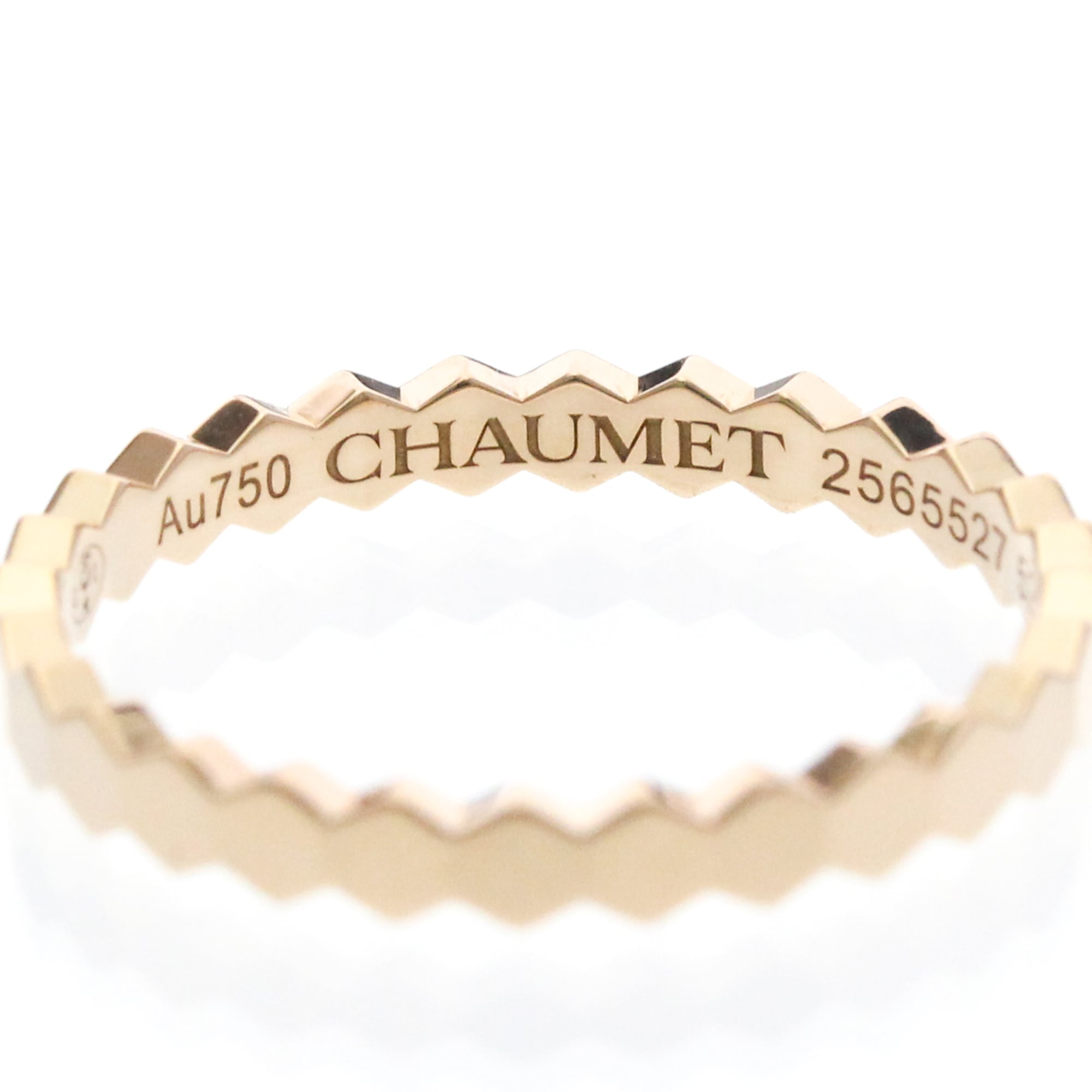 Chaumet Bee My Love Band 18K Rose Gold Gold Pink_Gold Ring Jewelry (Pre-Owned)