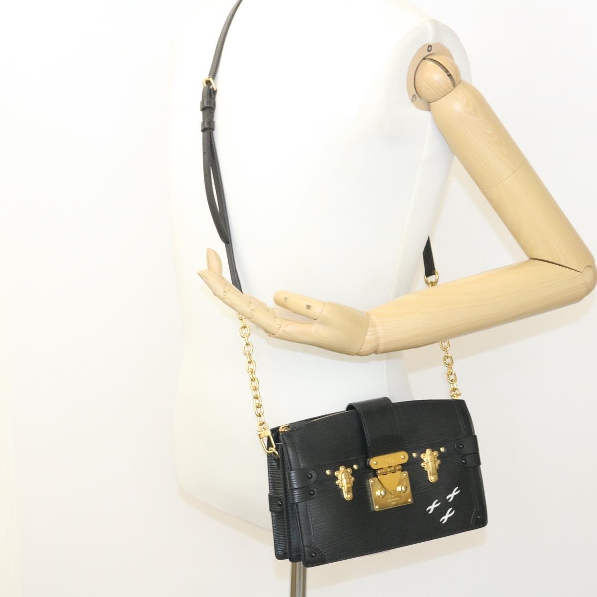 Louis Vuitton Trunk Clutch Epi Leather Black Leather Clutche & Pouche Bag (Pre-Owned)