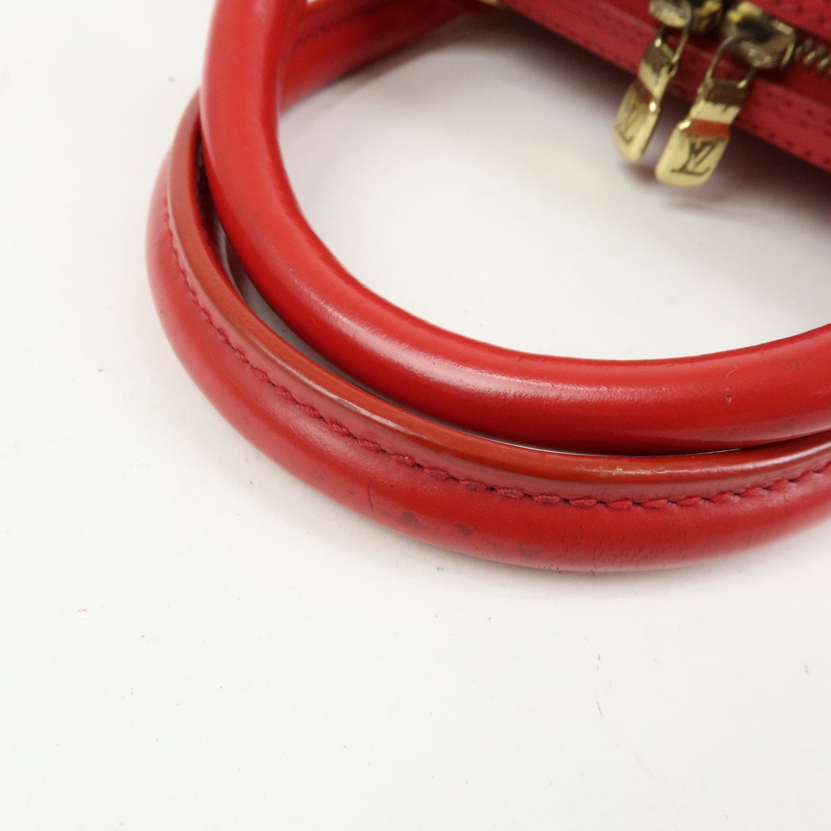 Louis Vuitton Jasmin Epi Leather Red Leather Handbag (Pre-Owned)