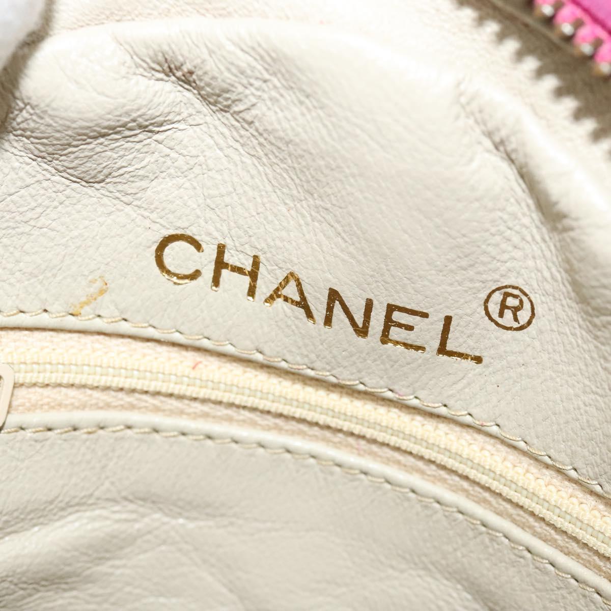 Chanel Pink Suede Clutch Bag (Pre-Owned)