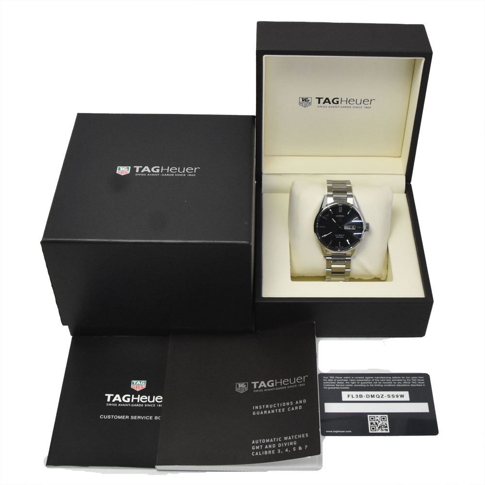 Tag Heuer Carrera Calibre 5 Day-Date Automatic Stainless Steel Watch (Pre-Owned)
