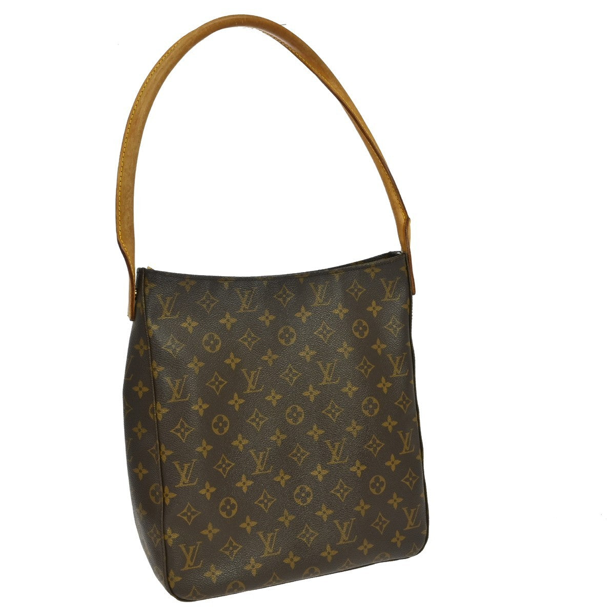 Louis Vuitton Monogram Looping Monogram Canvas Brown Canvas Handbag (Pre-Owned)