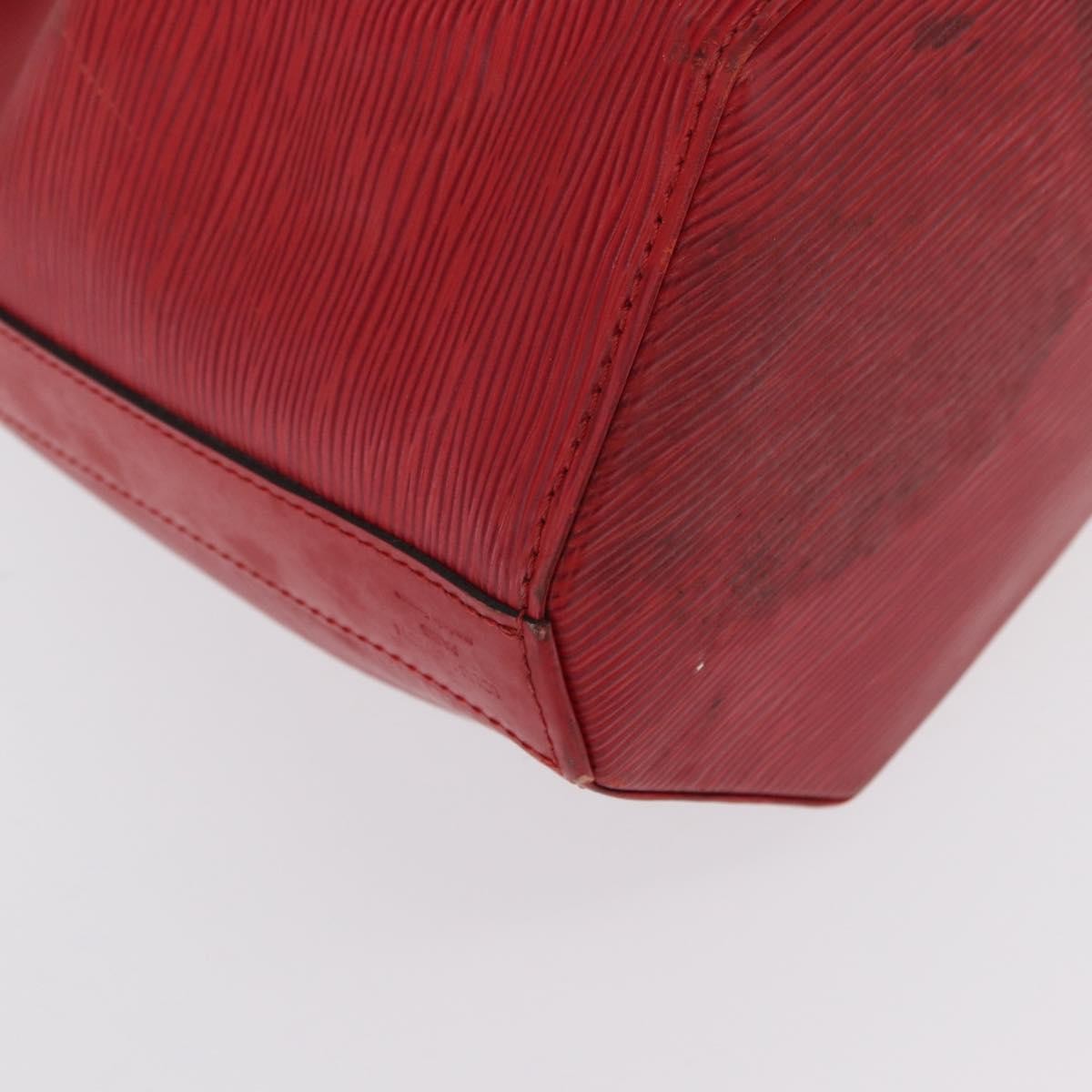 Louis Vuitton Vintage Sac D'epaule Epi Leather Red Leather Shoulder Bag Bag (Pre-Owned)
