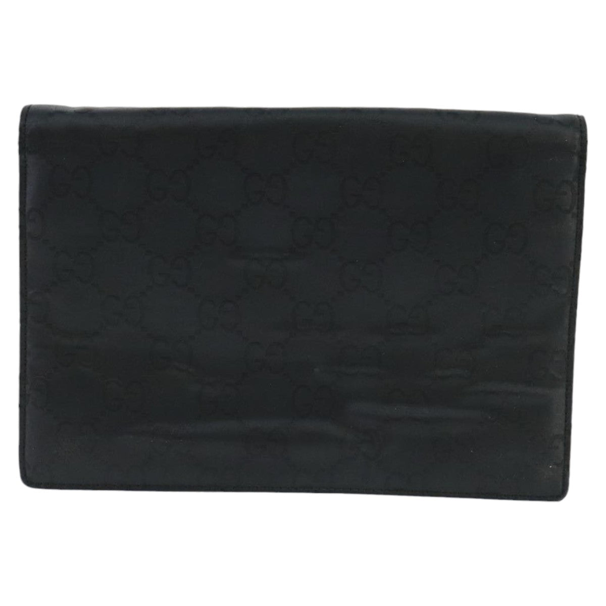 Gucci Black Canvas Clutch Bag (Pre-Owned)