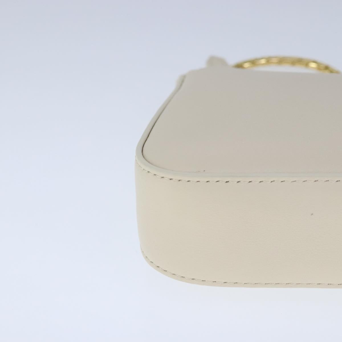 Bulgari Serpenti White Leather Handbag (Pre-Owned)