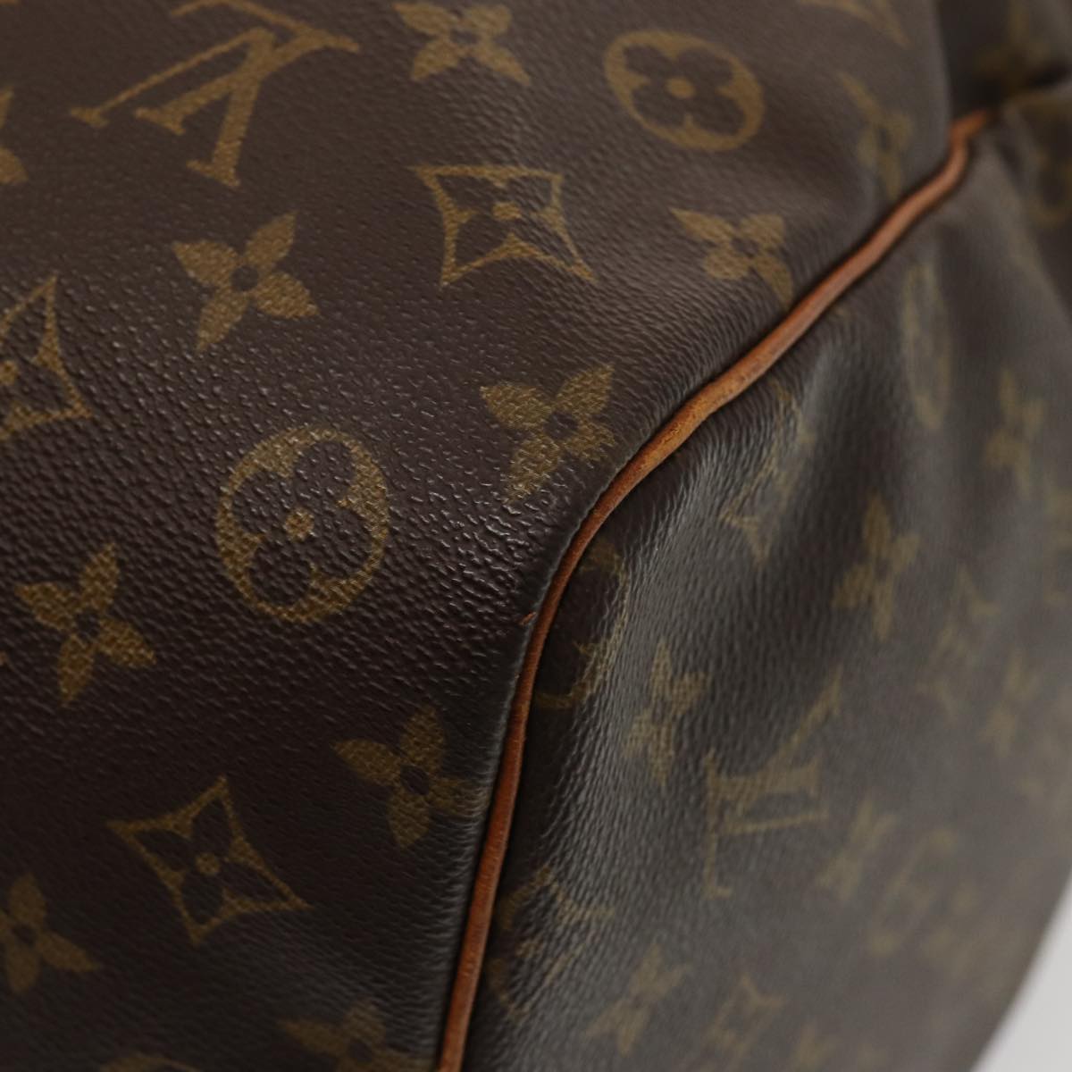 Louis Vuitton Keepall 60 Brown Canvas Travel Bag (Pre-Owned)