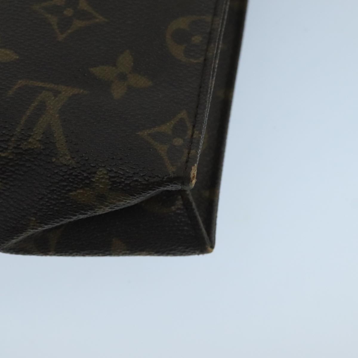 Louis Vuitton Trousse De Toilette 18 Brown Canvas Clutch Bag (Pre-Owned)