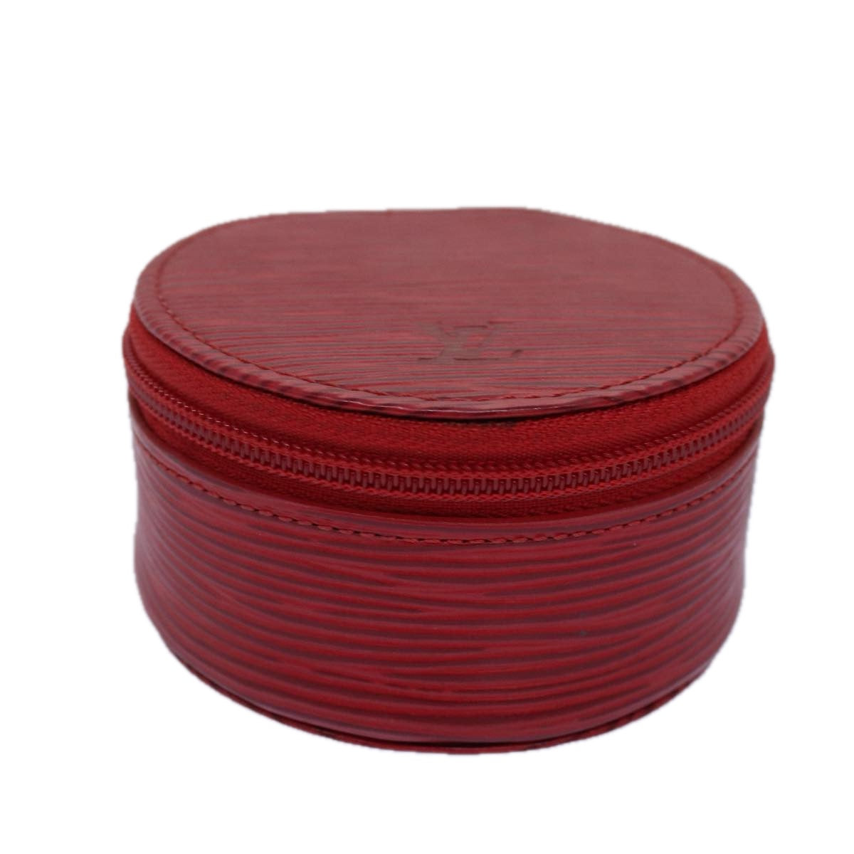 Louis Vuitton Ecrin Red Leather Jewelleryset Jewelry (Pre-Owned)
