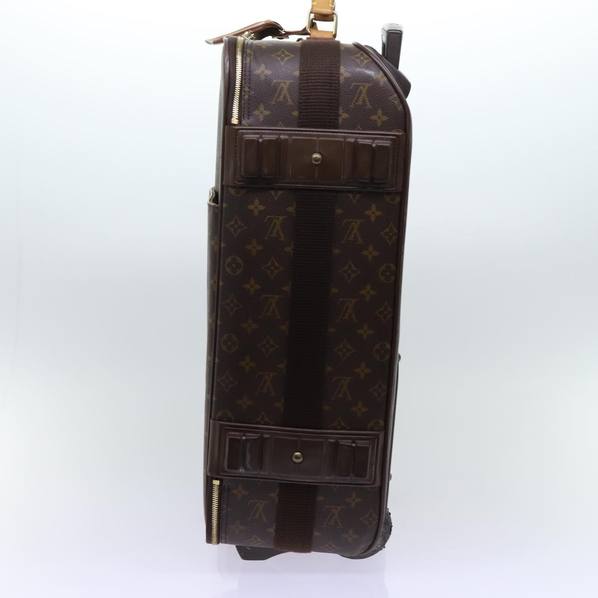 Louis Vuitton Pegase Brown Canvas Travel Bag (Pre-Owned)
