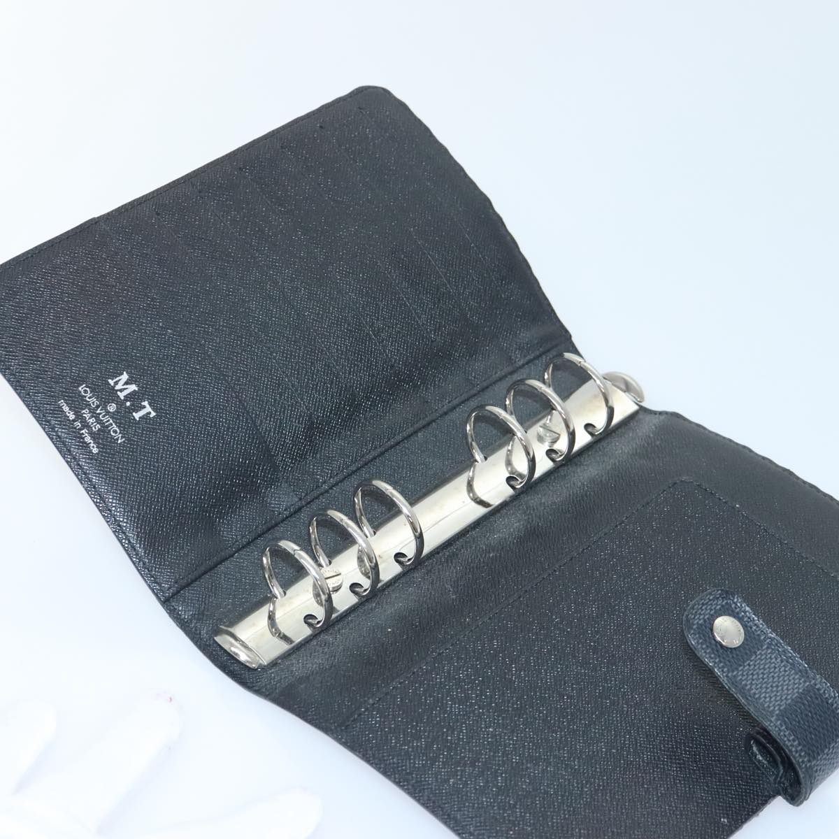 Louis Vuitton Agenda Cover Grey Canvas Wallet  (Pre-Owned)