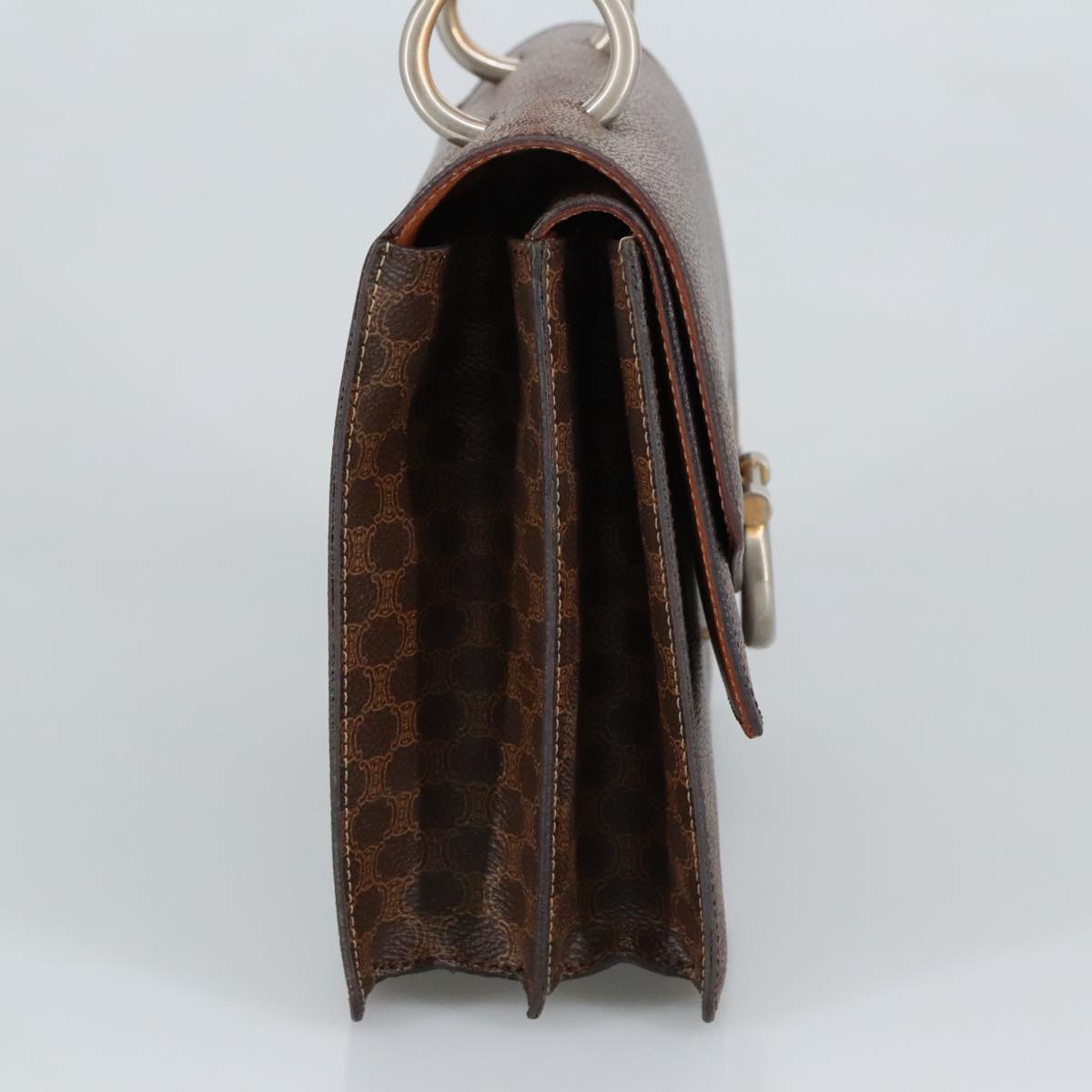 Céline Macadam Brown Canvas Handbag (Pre-Owned)
