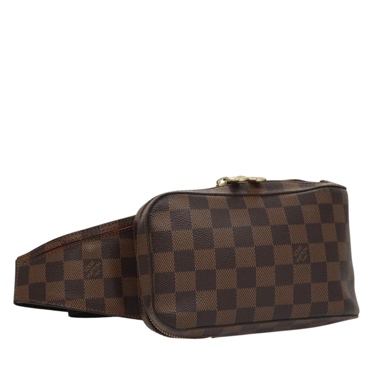Louis Vuitton Geronimos Brown Canvas Shoulder Bag (Pre-Owned)