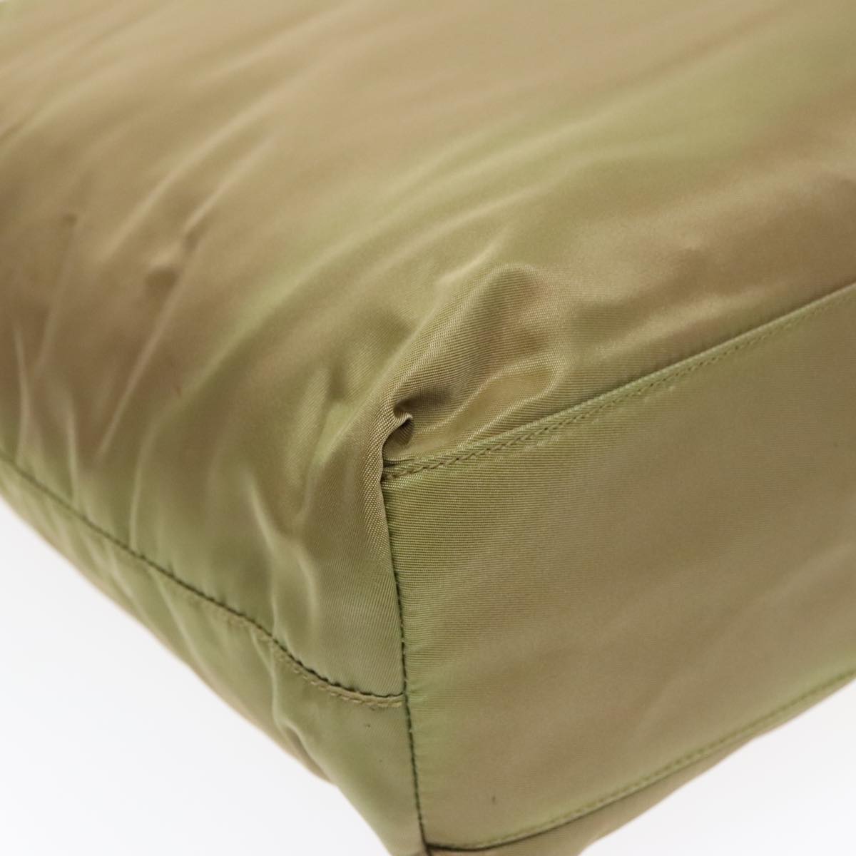 Prada Tessuto Green Synthetic Tote Bag (Pre-Owned)