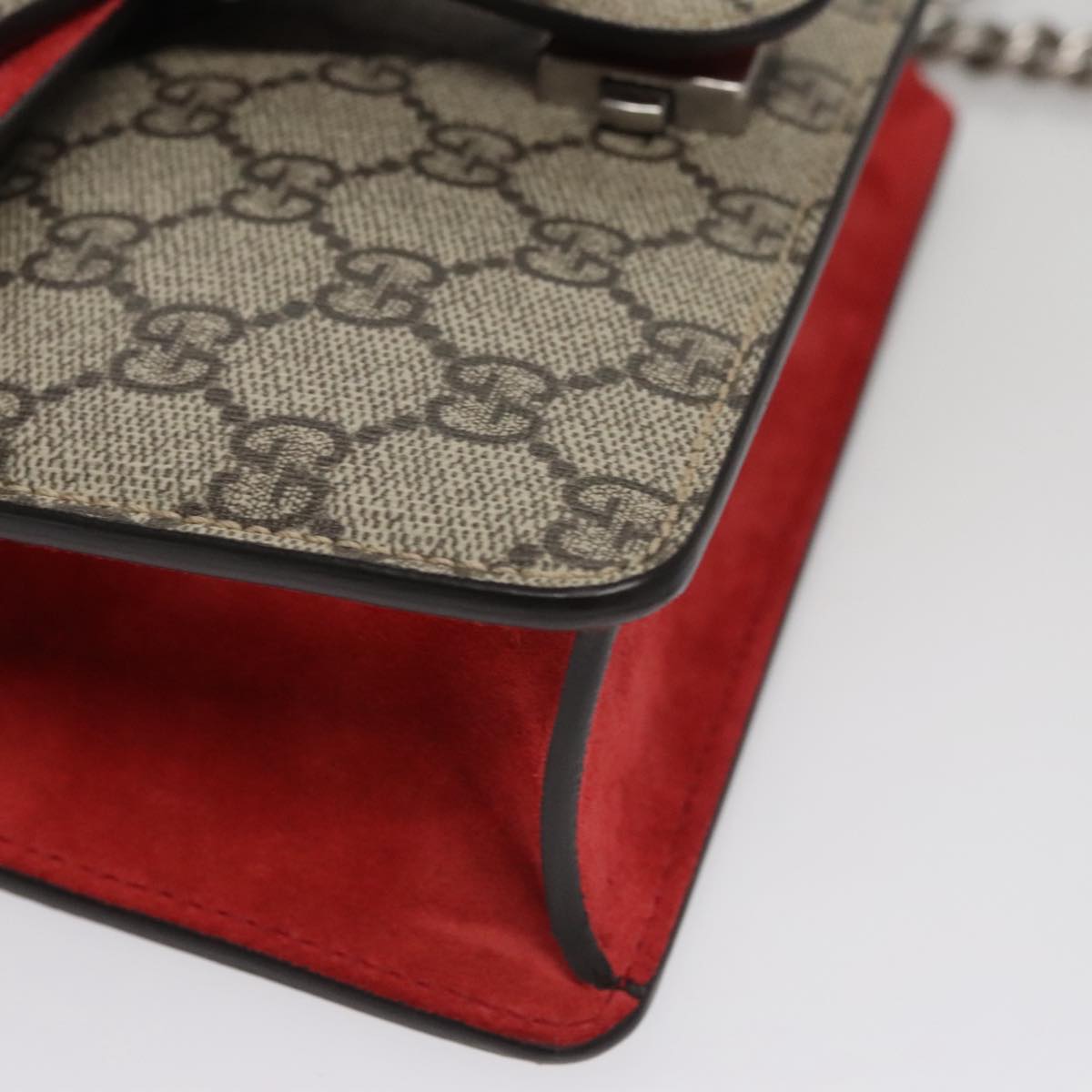 Gucci Dionysus Beige Canvas Shoulder Bag (Pre-Owned)