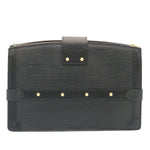 Louis Vuitton Trunk Black Leather Shoulder Bag (Pre-Owned)