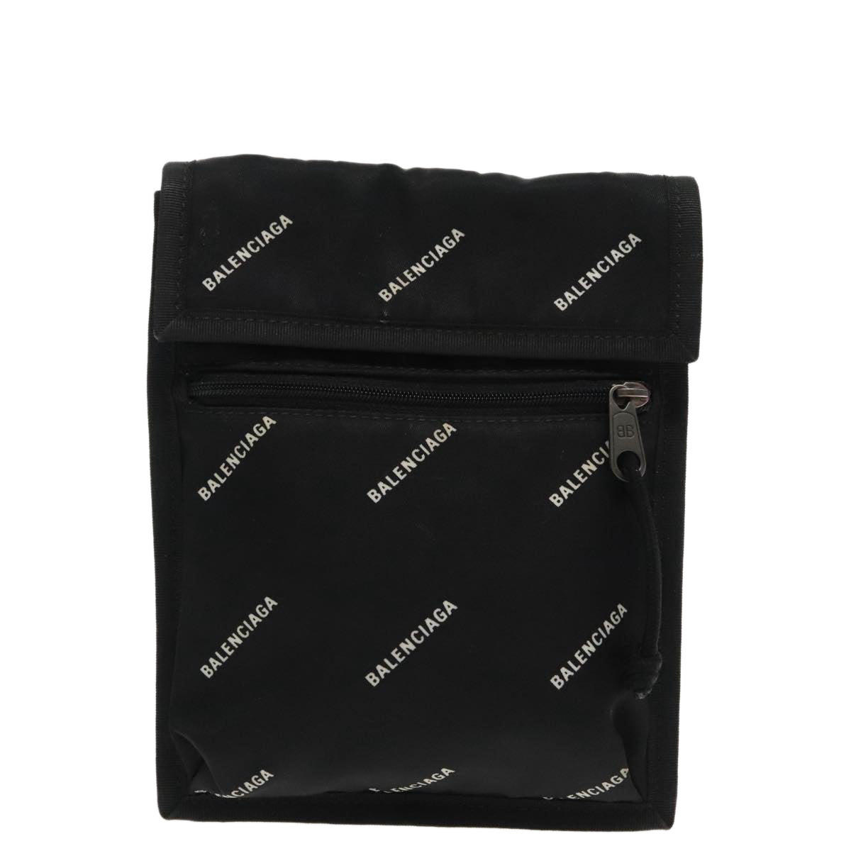 Balenciaga Explorer Black Synthetic Clutch Bag (Pre-Owned)