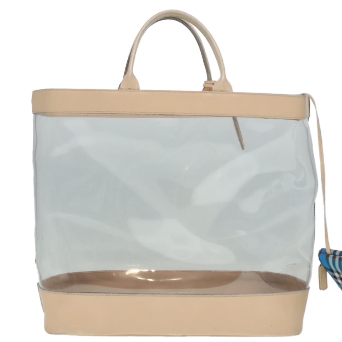 Burberry Transparent Vinyl Tote Bag (Pre-Owned)