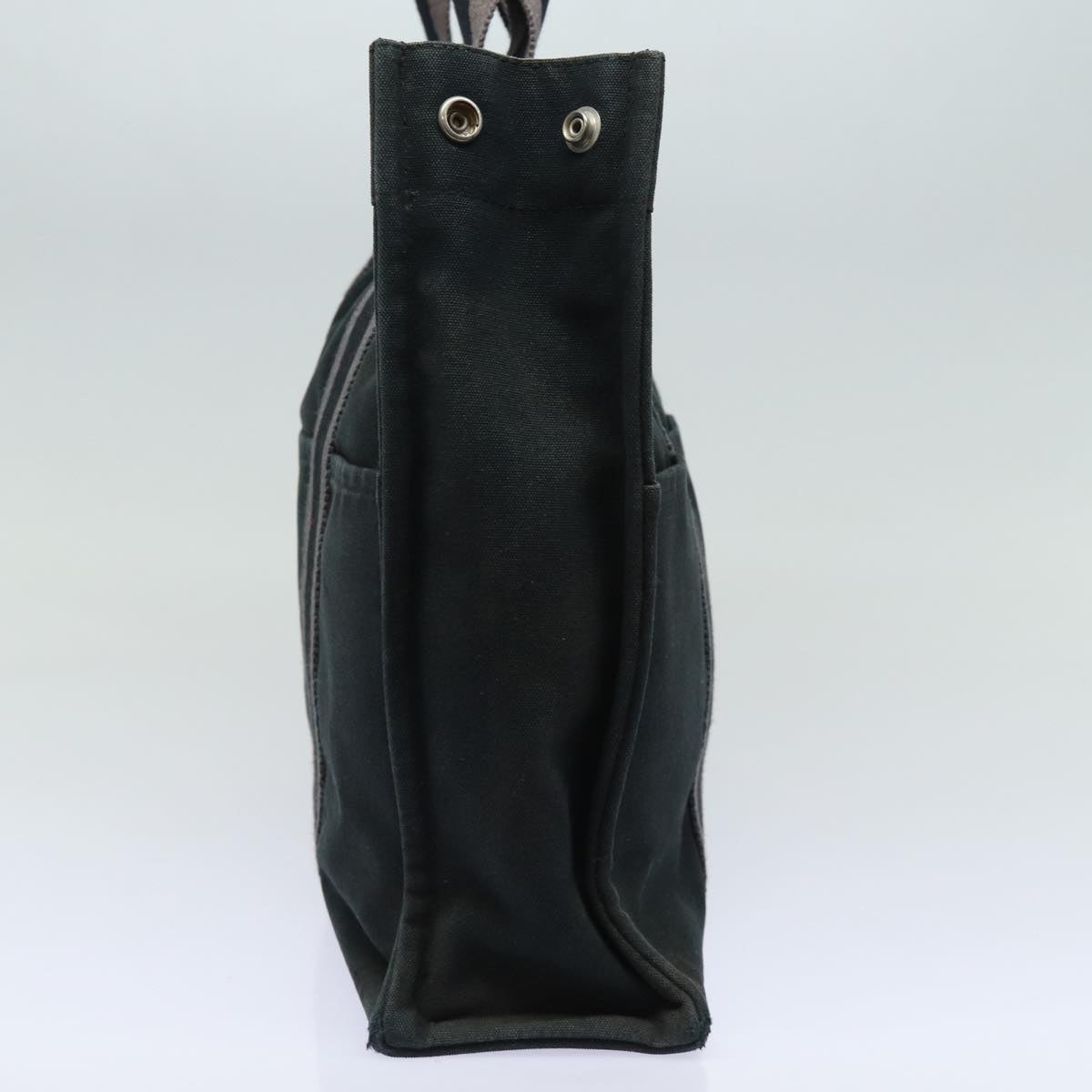 Hermès Fourre Tout Black Canvas Tote Bag (Pre-Owned)