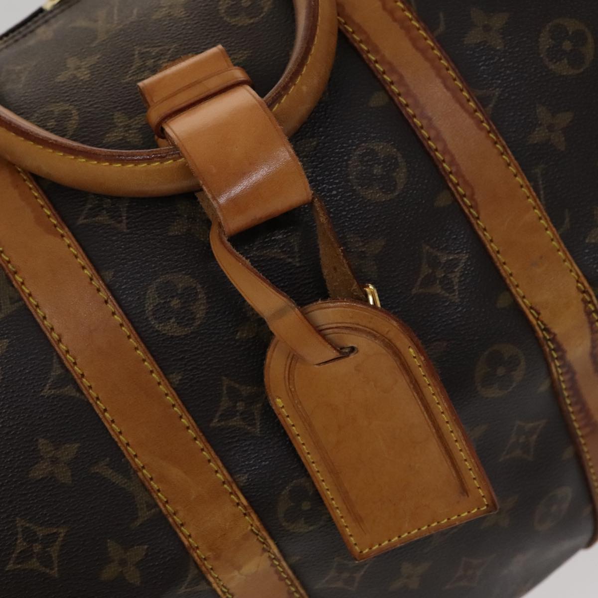 Louis Vuitton Keepall 55 Brown Canvas Travel Bag (Pre-Owned)