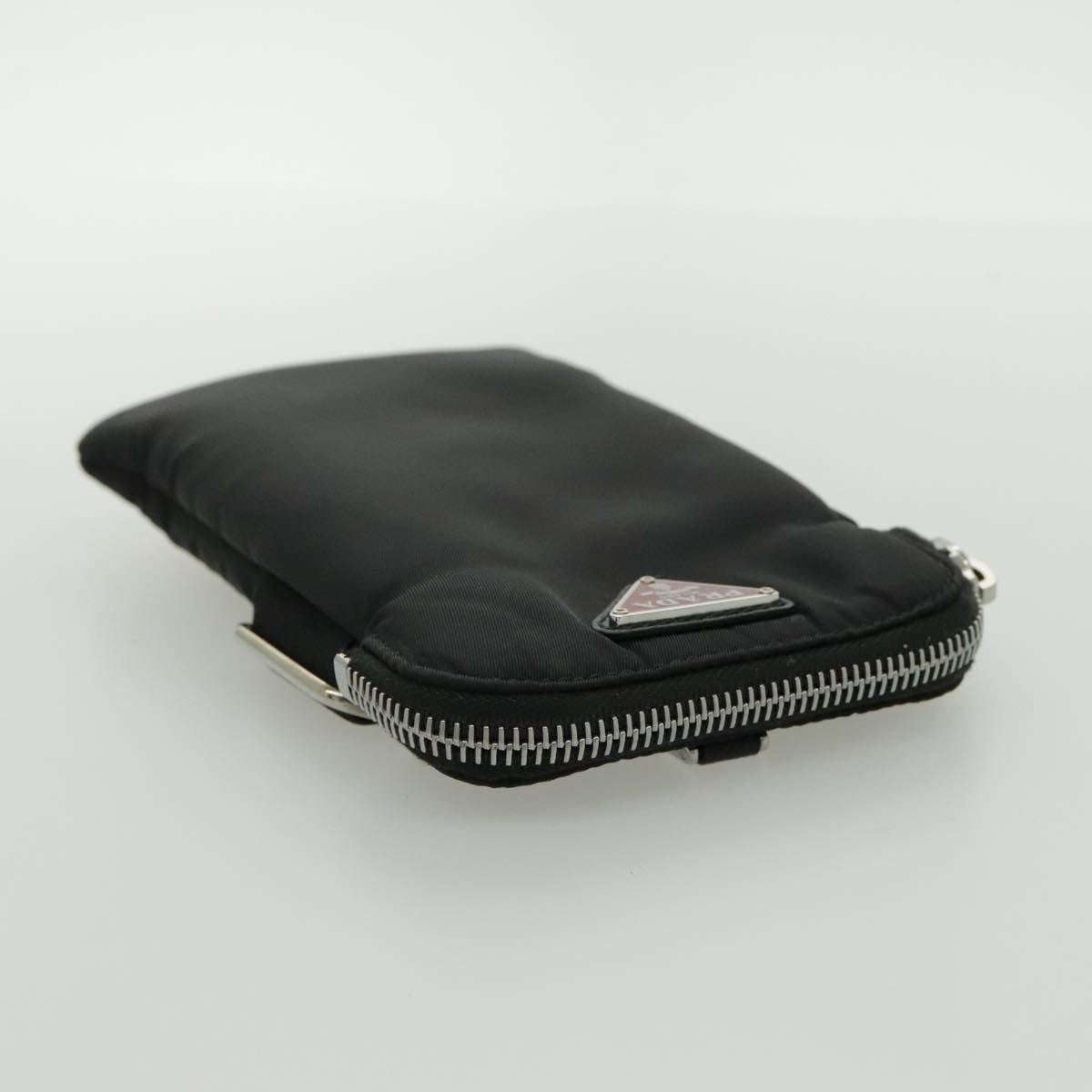 Prada Black Synthetic Clutch Bag (Pre-Owned)