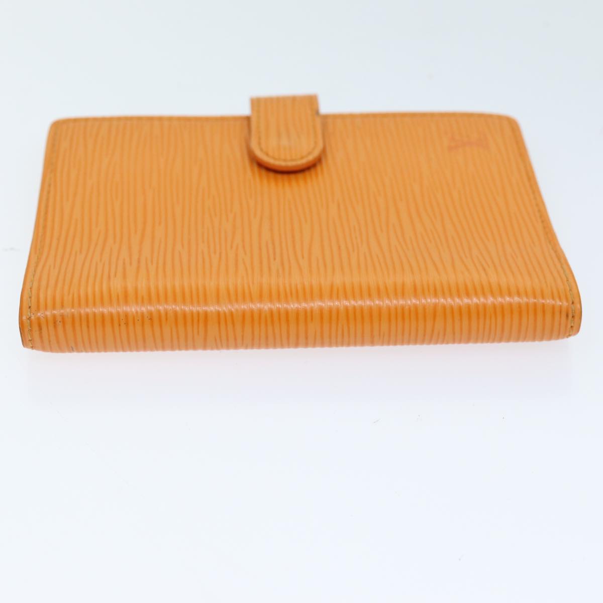Louis Vuitton Agenda Cover Orange Leather Wallet  (Pre-Owned)
